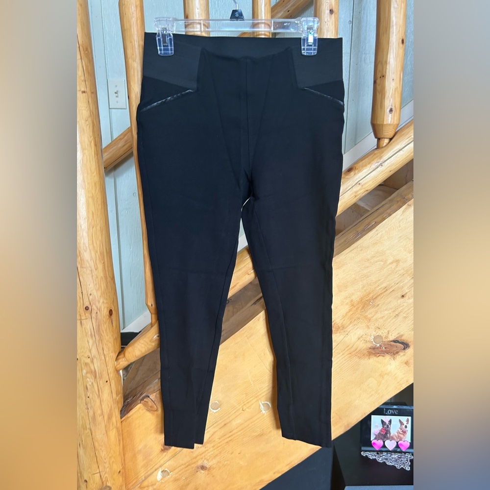 Black High-Waisted Leggings - Ci Sono - size L